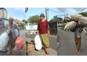 Kisah Tiga Dadong , Nasabah Prioritas Bank Sampah Galang Panji di Buleleng