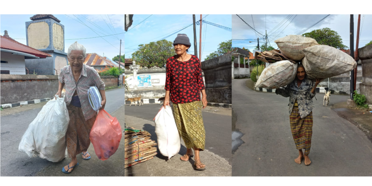 Kisah Tiga Dadong , Nasabah Prioritas Bank Sampah Galang Panji di Buleleng