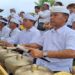Gong Legendaris ISI Denpasar Ngayah pada Upacara Tawur Tabuh Gentuh di Pelataran Pura Besakih