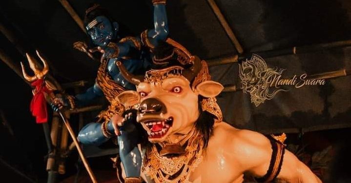 Yowana Manik Asta Gina, Desa Adat Sangket,  Tampilkan Ogoh-Ogoh “Nandisuara”