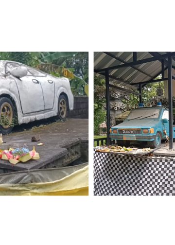3 Pelinggih Berbentuk Mobil di Desa Adat Sangket, Unik dan Mistis