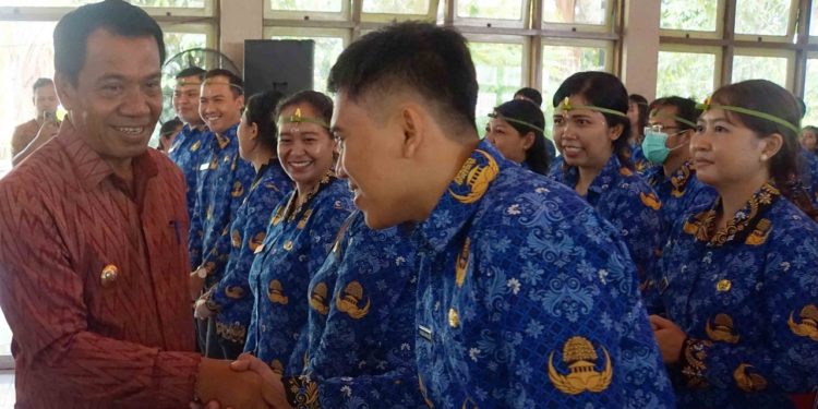 210 PNS di Buleleng Dilantik, Lihadnyana Minta Hindari Korupsi, Narkoba dan Judi