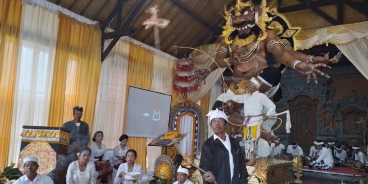 Penilaian Ogoh-ogoh di Pancasari Disambut Sasolahan Sang Hyang Penyalin