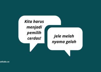 Obrolan Pemilu, Dari Jele Melah Nyama Gelah sampai Pemilih Cerdas