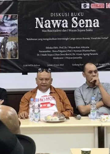 Dari Diskusi Buku “Nawa Sena” : Percumbuan Estetik Sastrawan dan Perupa yang Tak Saling Meniadakan
