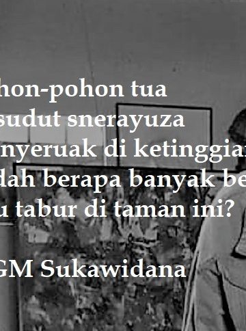 Puisi-puisi GM Sukawidana | Rumah Warna Snerayuza