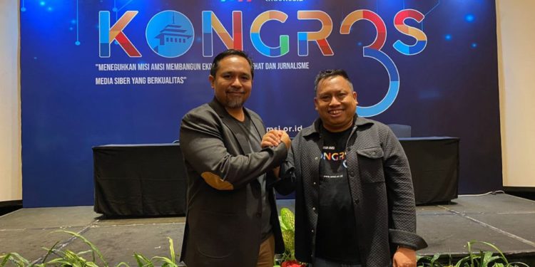 Terpilih Secara Aklamasi, Wahyu Dhyatmika dan Maryadi Pimpin  Asosiasi Media Siber Indonesia (AMSI) sampai 2027