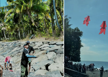 Mengadu Layang-layang di Langit Cerah Desa Tembok