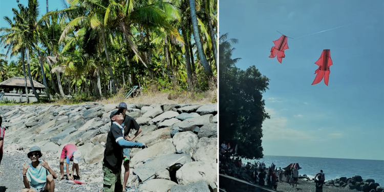 Mengadu Layang-layang di Langit Cerah Desa Tembok