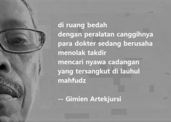 Puisi-puisi Gimien Artekjursi | Puisi-puisi dari Rumah Sakit