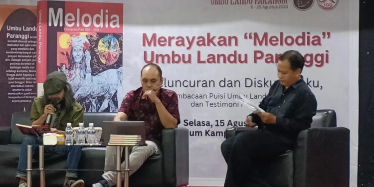 Sudahi Bicara Mitos, Mulai Bicara Karya-karya Umbu Landu Paranggi | Dari Peluncuran dan Diskusi Buku Melodia