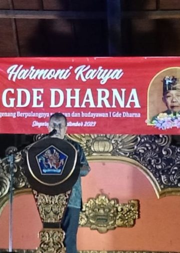 Mengenang I Gde Dharna Tak Cukup Hanya Sekadar Seremonial