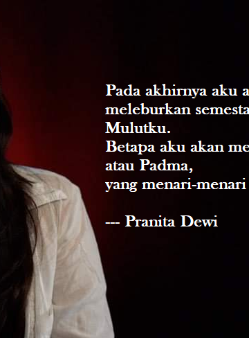 Puisi-puisi Pranita Dewi | Bedawang Nala