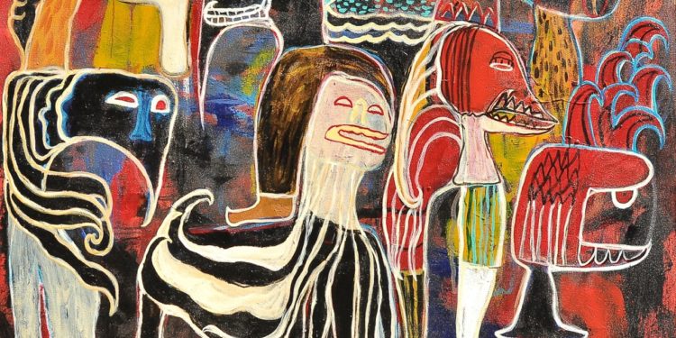 40 Karya Made Kaek  dalam “Lines of Poetry” di Russ Gallery Canggu