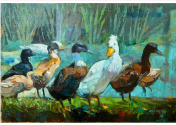 “Pesan dari Barat”, Pameran Perupa Komunitas Maha Rupa Batukaru Tabanan di Griya Santrian Sanur