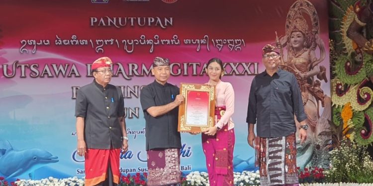 Kabupaten Badung Juara Umum  Utsawa Dharmagita Provinsi Bali