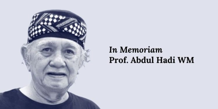In Memoriam Prof. Abdul Hadi WM: Penyair, Budayawan, dan Intelektual Sufi 