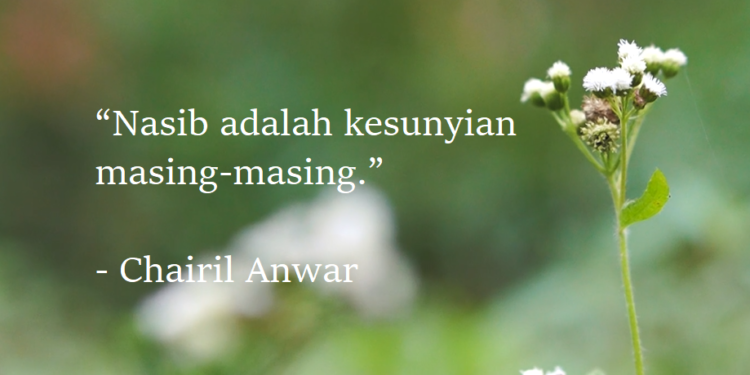 Sunyi Sebagai Sumber Penciptaan Puisi