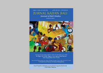 Jurnal Kajian Bali (Journal Of Bali Studies) Universitas Udayana Masuk Index Scopus