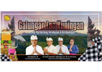 Ketua dan Wakil Ketua DPRD Buleleng Mengucapkan Selamat Hari Raya Galungan dan Kuningan