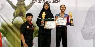 Tiga Pesilat Putri Pagar Nusa Buleleng Sabet Juara di Porjar 2024: Bulan Puasa Bukan Halangan!