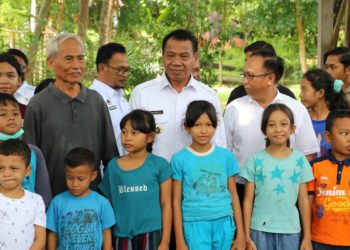 HUT Kota Singaraja, Pj Bupati Buleleng Wujudkan Tali kasih di Lembaga Kesejahteraan Sosial Anak