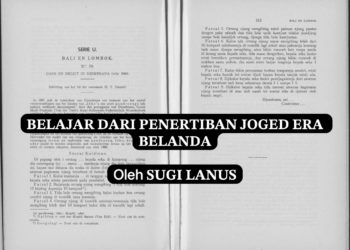 Belajar dari Penertiban Joged Era Belanda