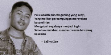 Puisi-puisi Zajima Zan | Menulis Kesepian