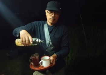Wayan Sudiarta dan Kopi Rempah Jiro di Sela Dingin Jatiluwuh