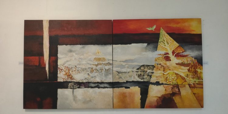 Warna-warna dan Kata-kata: Catatan Pameran Agus Fn di Taman Budaya NTB