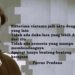 Puisi-puisi Farras Pradana | Bukan Hukuman
