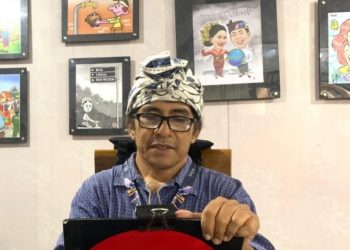 Kartunis I Wayan Tama dan Profesinya yang Jarang Dapat Perhatian