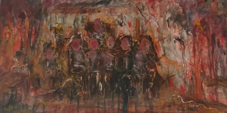 Sisa-Sisa yang Menjadi Rupa : Catatan Pameran Tunggal Sidzia Madvox di Warung Kota, Kota Mataram