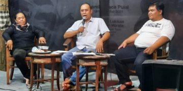 Debat Panas Bedah Buku Saka Rosanta dan Angga Wijaya di JKP Denpasar