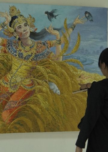 Dewi Sri dan Spirit Kemerdekaan dalam Pameran Seni Rupa di Undiksha Singaraja