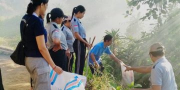 SMPN 3 Sukasada dan Satgas Peduli Lingkungan Padangbulia Turun ke Sungai: Merdekakan Lingkungan dari Sampah Plastik
