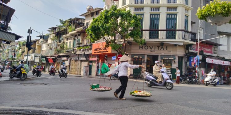 Di Hanoi, Vietnam, yang Tradisional yang Menjadi Andalan