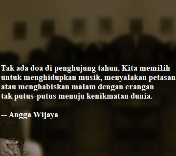 Sajak-Sajak Angga Wijaya | Meditasi Akhir Tahun