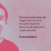 Puisi-puisi Komang Sujana | Di Bawah Langit Bulan Juli