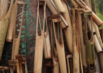 Kepuakan, Bedil Bukan, tapi Alat Pengusir Burung di Sawah