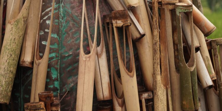 Kepuakan, Bedil Bukan, tapi Alat Pengusir Burung di Sawah