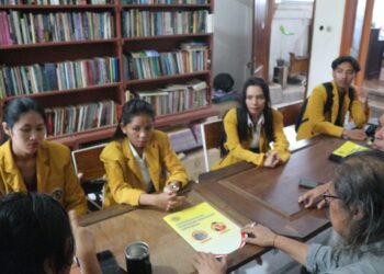 Mahasiswa UPMI Bali Magang di tatkala.co : Mereka Belajar Menceritakan Peristiwa Nyata