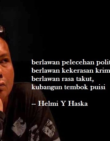 Sajak-Sajak Helmi Y Haska | Hilirisasi, Zona Keheningan, Berlawan