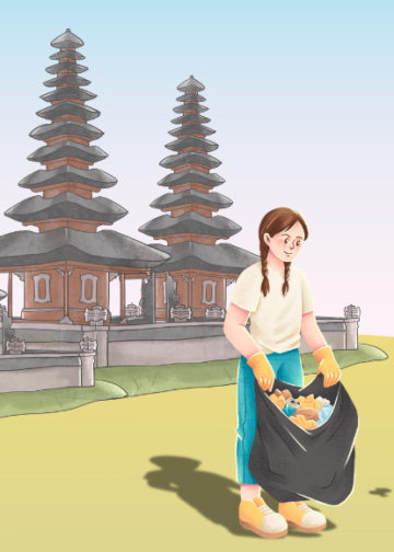 Sampah adalah Musuh Keindahan Bali