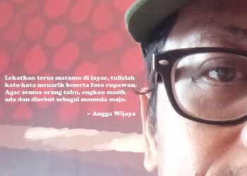 Sajak-sajak Angga Wijaya | Topi Terjatuh di Jalan