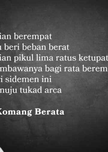Puisi-puisi Komang Berata  |  Cara Menghukum Pengkhianat