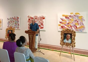 Pameran Lukisan Sri Chinmoy di Arma: Demi Kedamaian dan Keharmonisan
