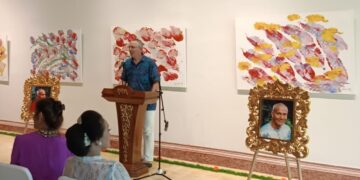 Pameran Lukisan Sri Chinmoy di Arma: Demi Kedamaian dan Keharmonisan