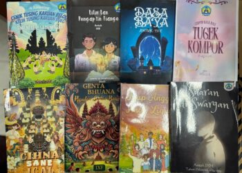 Acara Baku dan Acara Buku dalam Bulan Bahasa Bali SMPN 14 Denpasar