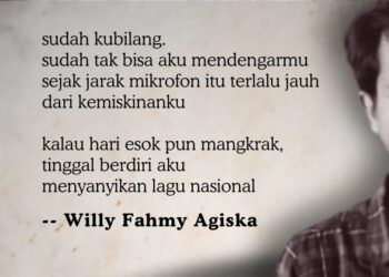 Puisi-puisi Willy Fahmy Agiska  |  Alerta